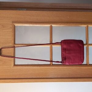 Sigrid Olsen Red Crossbody With Braided Strap MINI
